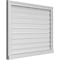 Ekena Millwork Vertical Surface Mount PVC Gable Vent: Functional, w/ 2"W x 2"P Brickmould Sill Frame, 36"W x 28"H GVPVE36X2803SF - alternate 5
